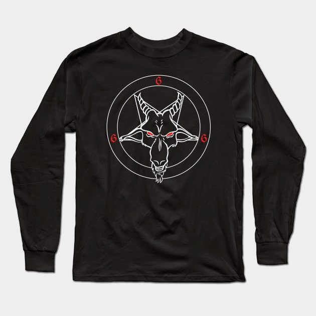 The symbol of the Cathedral of the Black Goat Long Sleeve T-Shirt by SFPater